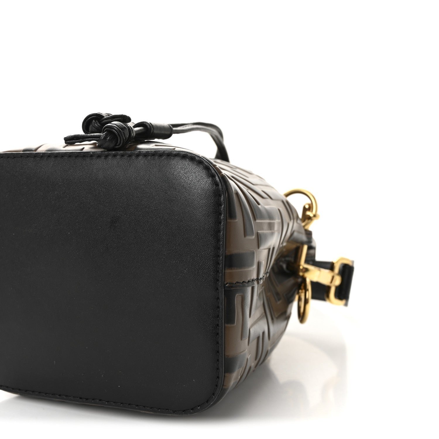 Fendi Vitello Liberty Bi-Color FF 1974 Embossed Mini Mon Tresor - Image 10