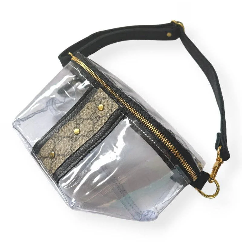 Britt Stadium Belt Bag in Upcycled Gucci - Image 4