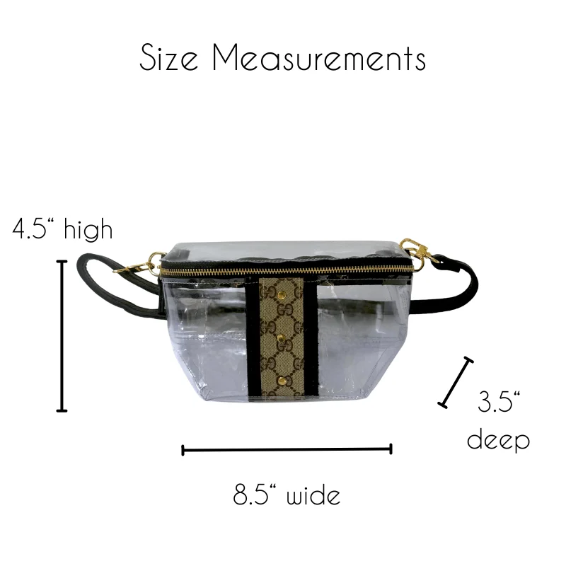 Britt Stadium Belt Bag in Upcycled Gucci - Image 5