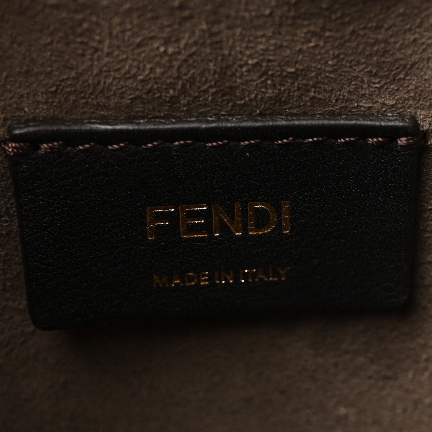 Fendi Vitello Liberty Bi-Color FF 1974 Embossed Mini Mon Tresor - Image 6