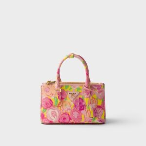 Prada Galleria Printed Saffiano Leather Mini-Bag