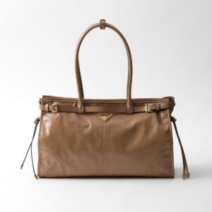 Prada Bonnie large leather handbag