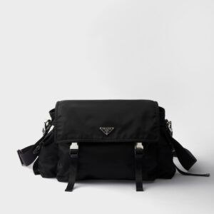 Prada Explore Re-nylon And Leather Bag