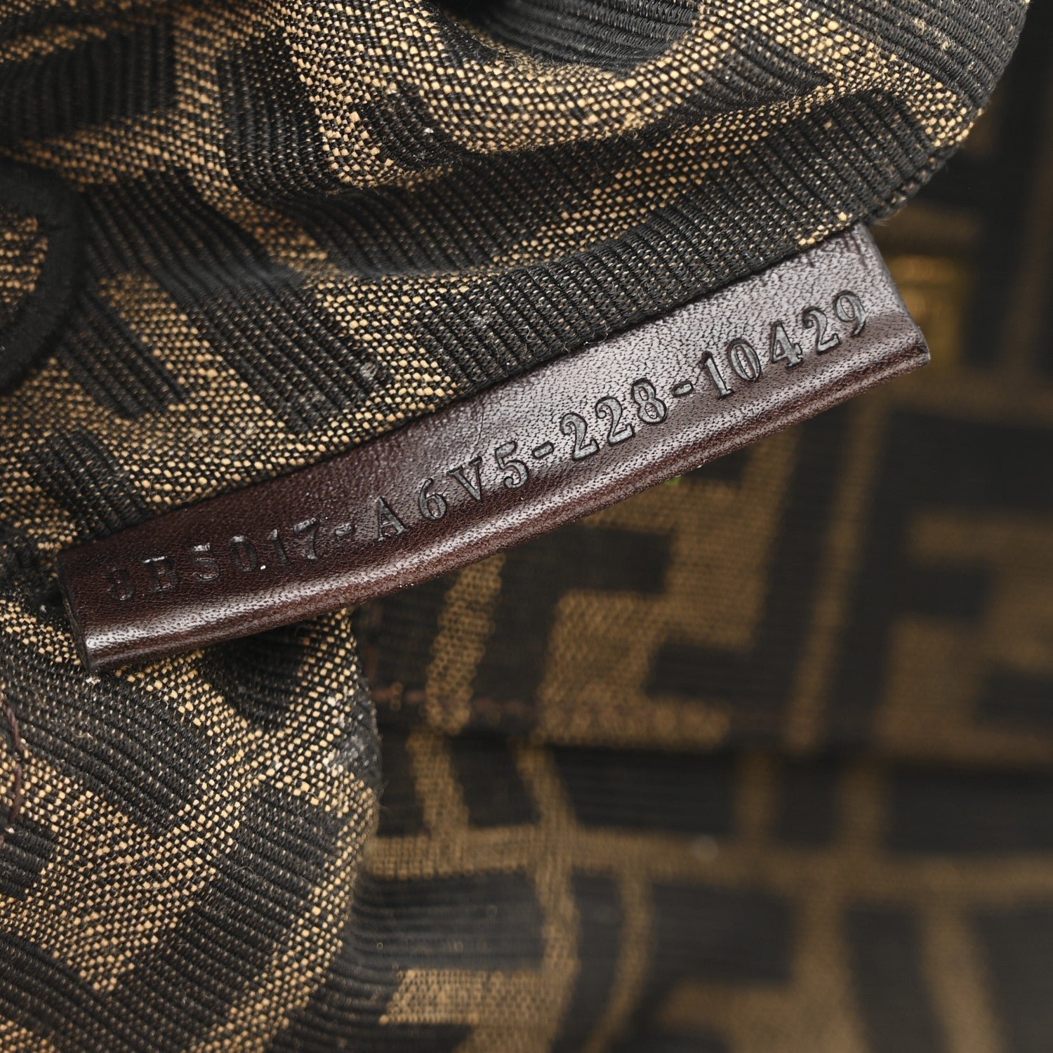 Fendi Fabric Jacquard FF 1974 Mini Baguette - Image 7