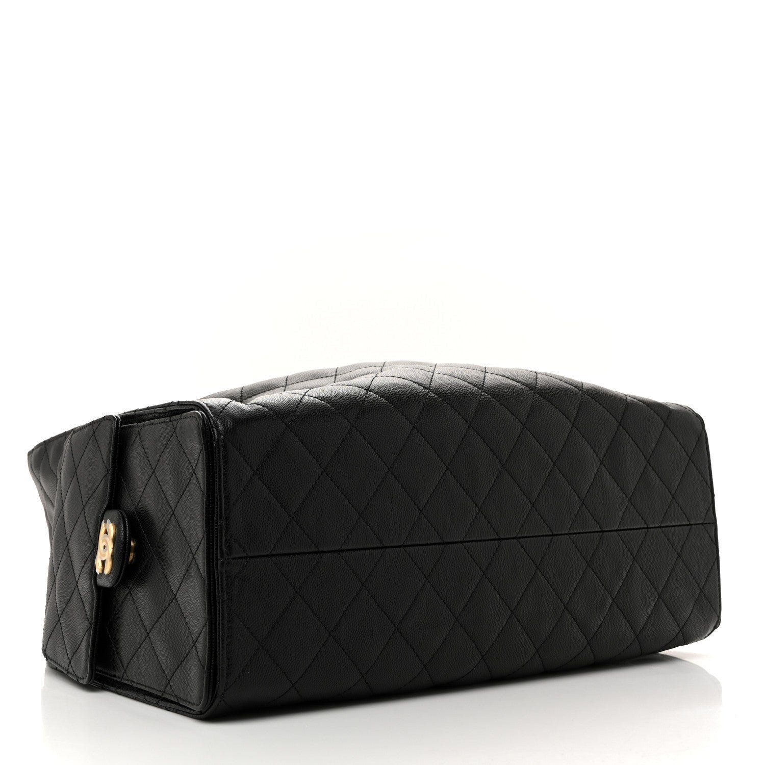 Caviar Quilted Large Chanel 25 Handbag Black - Image 5