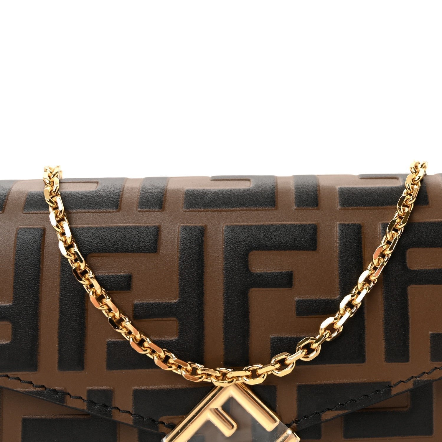 F is Fendi Continental Wallet on Chain (Maya/Black) - Image 8