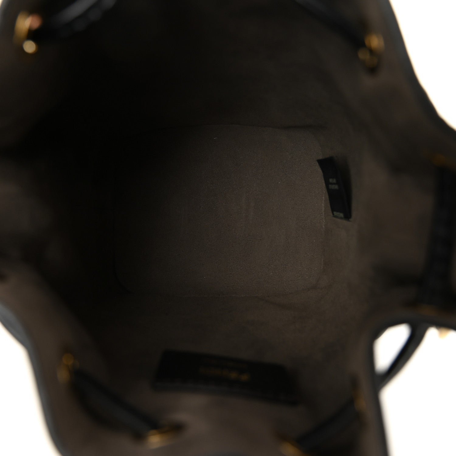 Fendi Vitello Liberty Bi-Color FF 1974 Embossed Mini Mon Tresor - Image 5