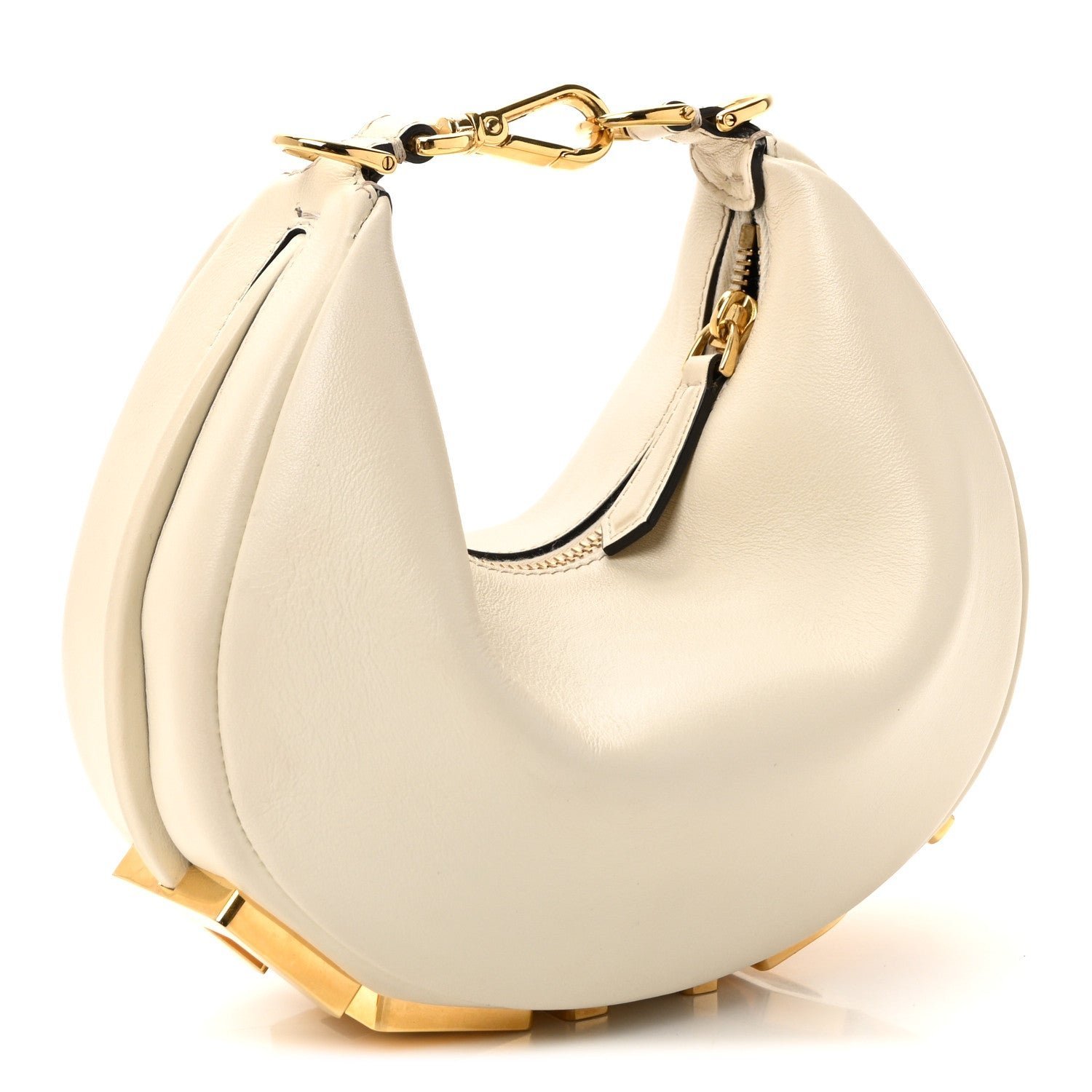 Fendi Vitello Grace Matte Mini Fendigraphy Hobo Bag - Image 3