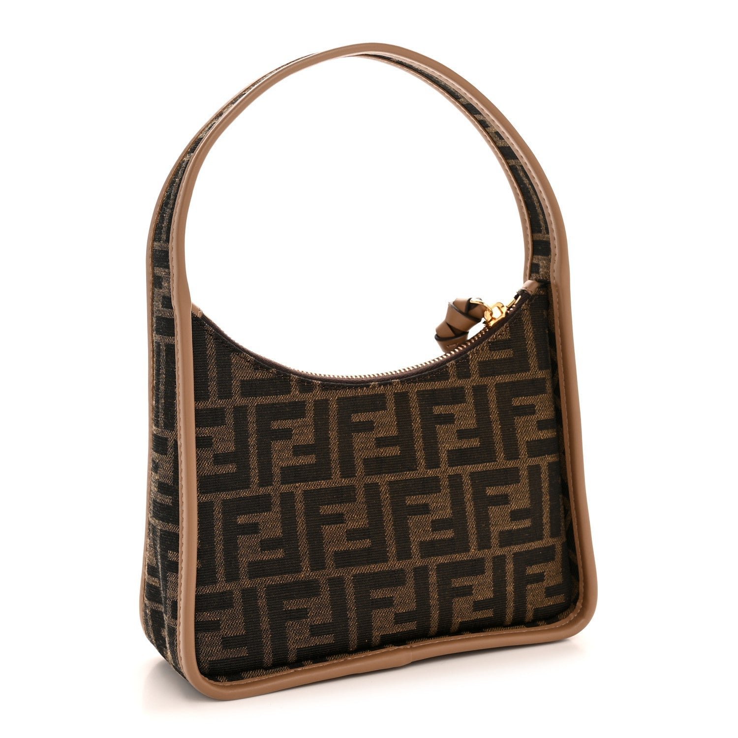 Fendi Fabric Jacquard Vitello Grace FF 1974 Mini Fendessence Shoulder Bag - Image 3