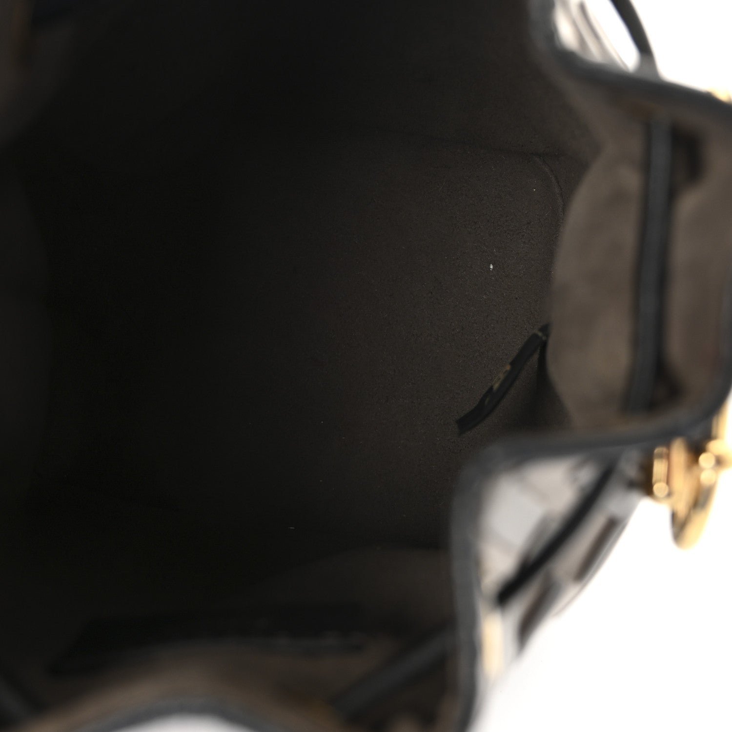 Fendi Vitello Liberty Bi-Color FF 1974 Embossed Mini Mon Tresor - Image 5