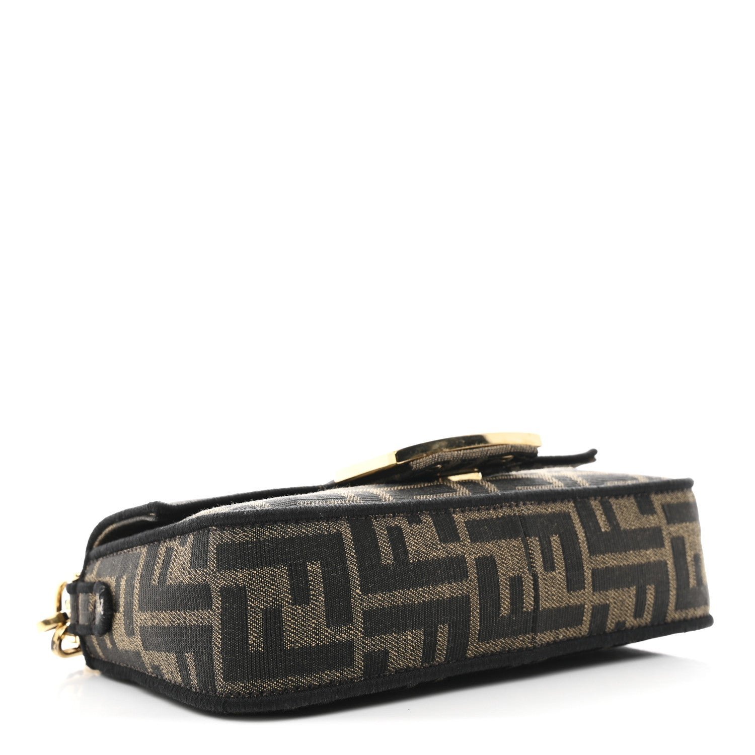 Fendi Fabric Jacquard FF 1974 Mini Baguette - Image 4