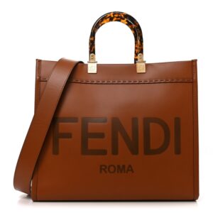 Fendi Vitello King Plexiglass Medium Fendi Sunshine Shopper Tote
