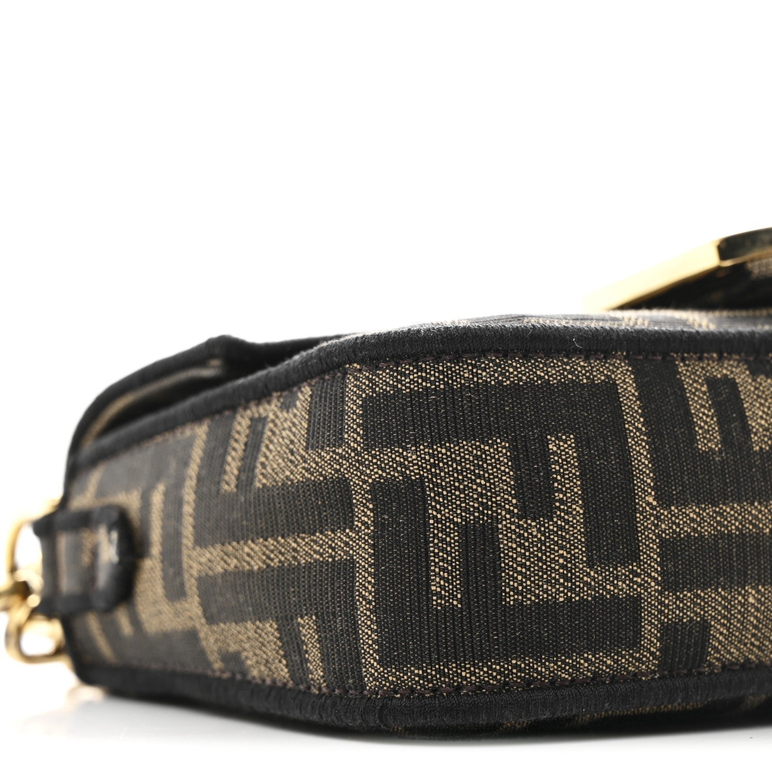 Fendi Fabric Jacquard FF 1974 Mini Baguette - Image 9