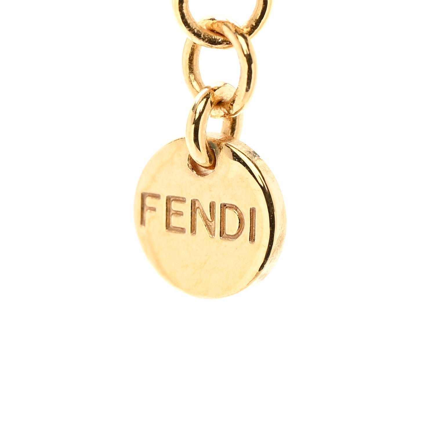 Fendi First Tennis Choker Gold-Finish Metal & Baguette Crystals - Image 5