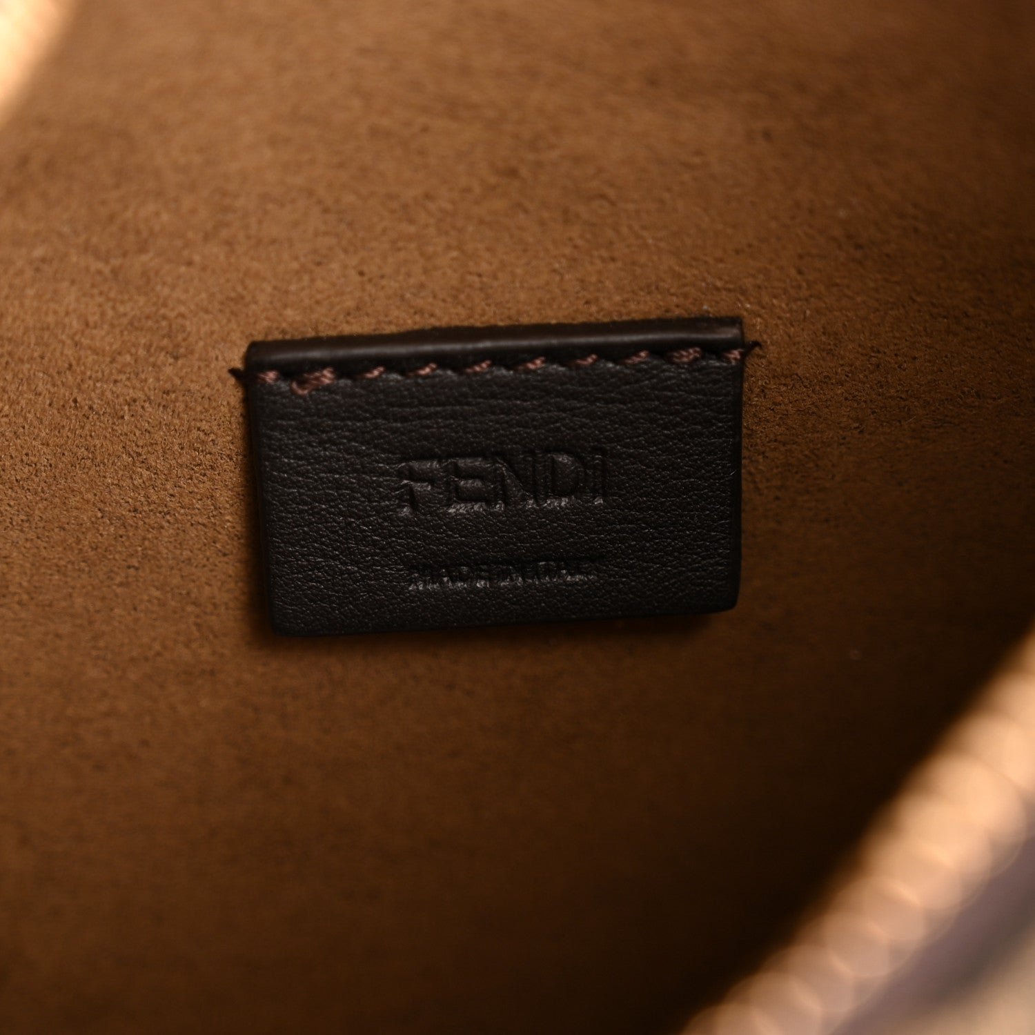 Fendi Fabric Jacquard Vitello Grace FF 1974 Mini Fendessence Shoulder Bag - Image 6