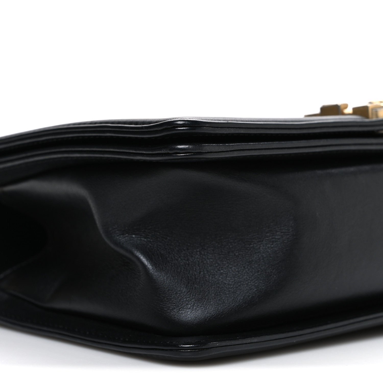 Calfskin Quilted Medium Boy Flap Black - Image 9