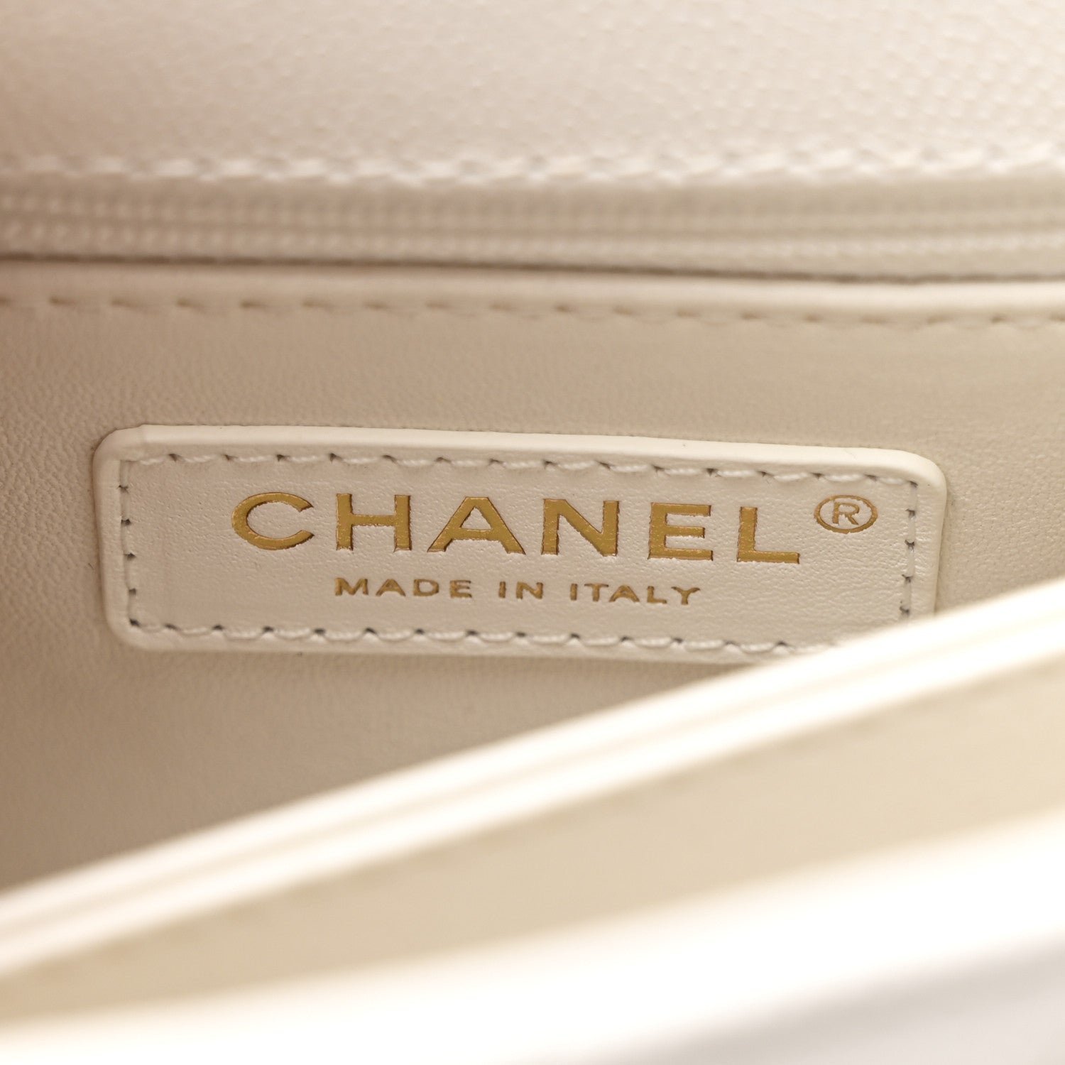 Caviar Quilted Mini Coco Handle Flap White - Image 7