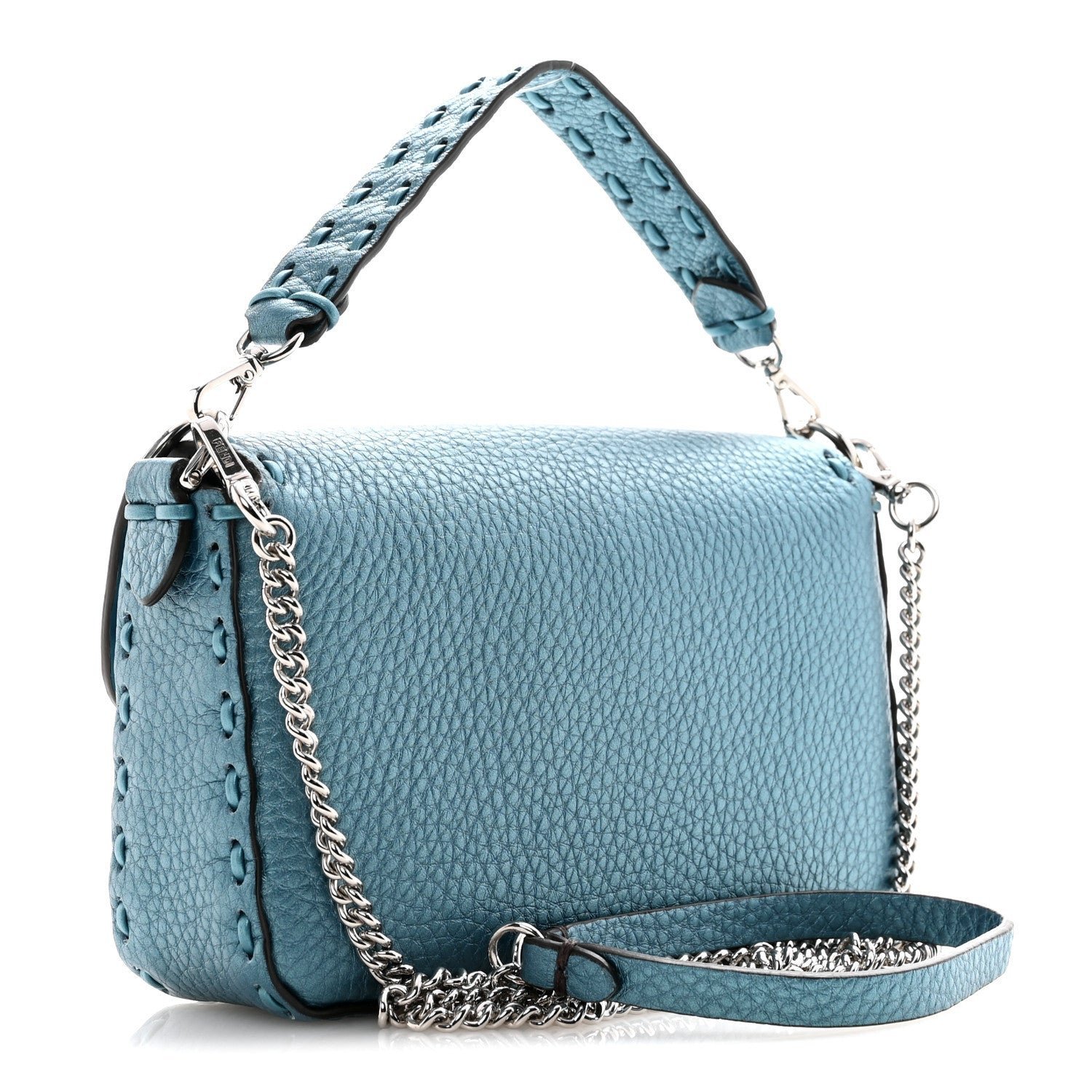 Mini Baguette Sellerissima Metallic Cuoio Roma & Tape Stitch - Image 3