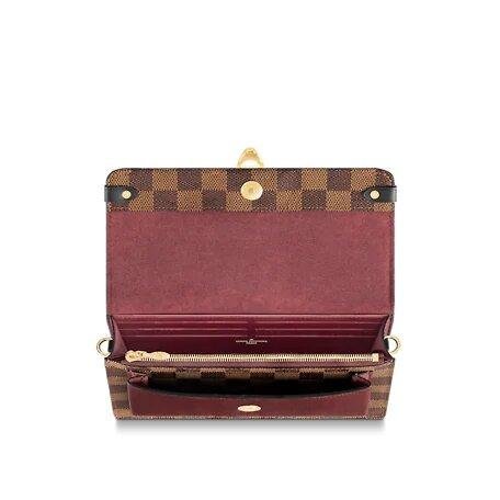 Louis Vuitton Vavin Chain Wallet Bordeaux Red / Black - Image 4