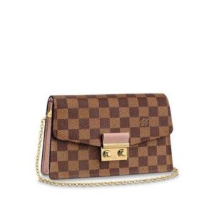 Louis Vuitton Croisette Chain Wallet Magnolia Pink