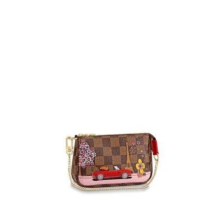 Louis Vuitton Mini Pochette Accessoires Red
