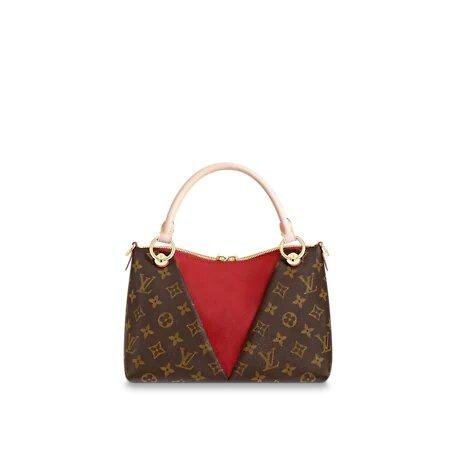 Louis Vuitton V Tote Bb Cerise Red - Image 3
