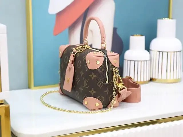 Louis Vuitton Petite Malle Souple Peach - Image 3