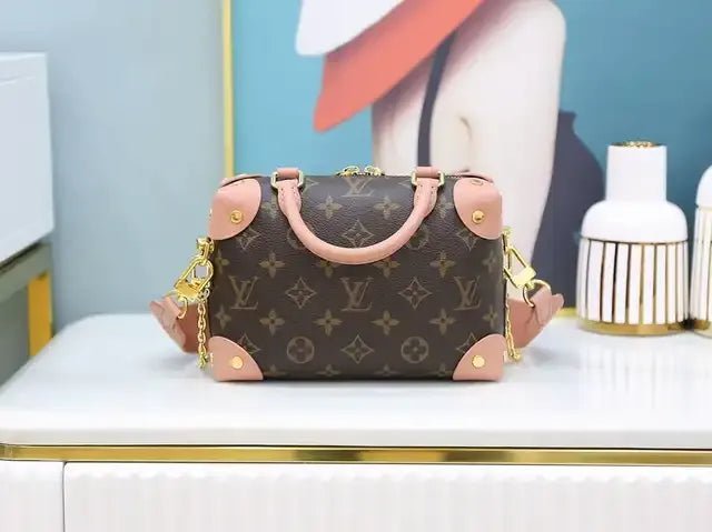 Louis Vuitton Petite Malle Souple Peach - Image 5