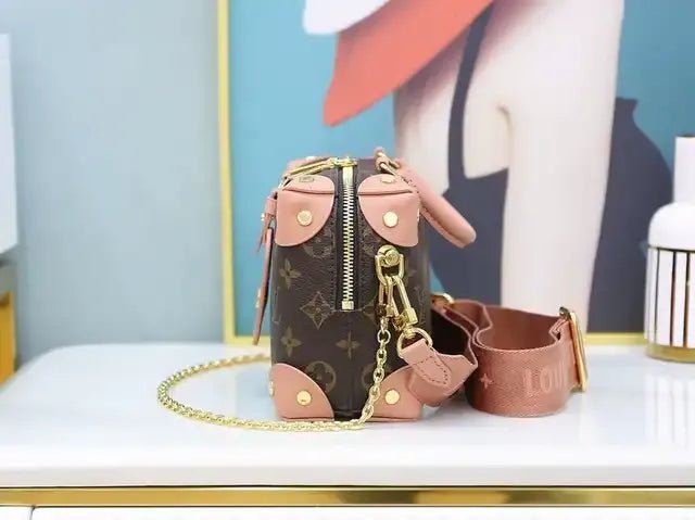 Louis Vuitton Petite Malle Souple Peach - Image 7