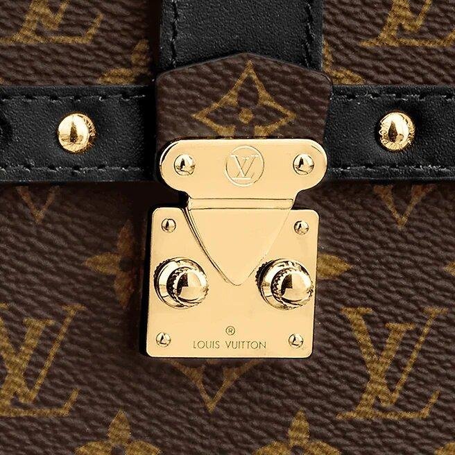 Louis Vuitton Vertical Trunk Pochette Black - Image 4