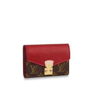 Louis Vuitton Pallas Compact Wallet Cerise Red