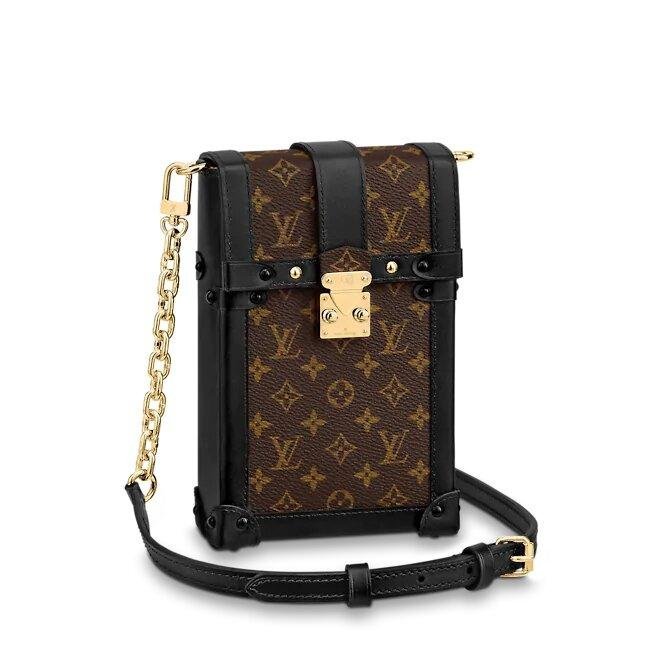Louis Vuitton Vertical Trunk Pochette Black - Image 2