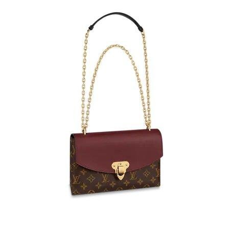 Louis Vuitton Saint-placide Bordeaux Red