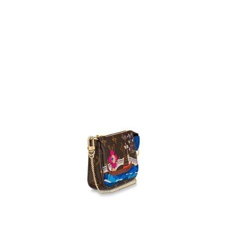 Louis Vuitton Mini Pochette Accessoires Blue - Image 2